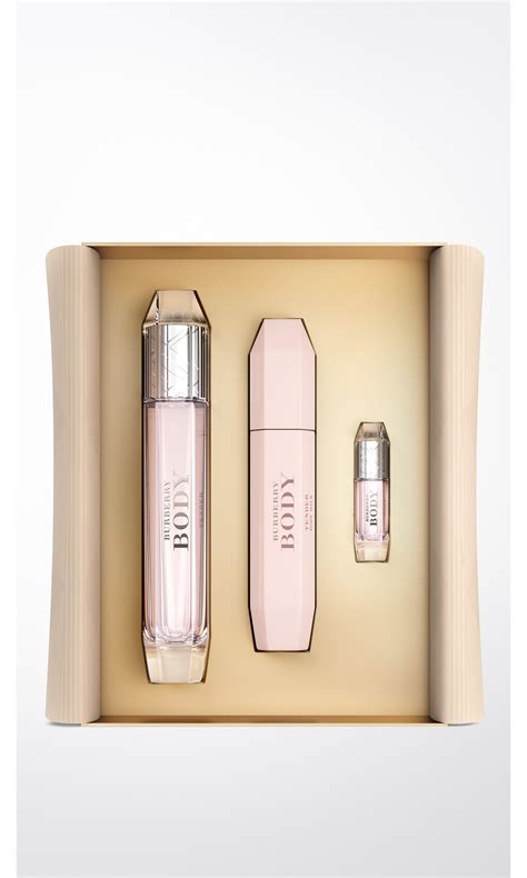 burberry mini burberry her perfume set|burberry body tender gift set.